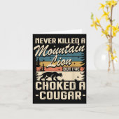 Nooit een poema gedood maar ik heb een poema gewur kaart (Gele Bloem)