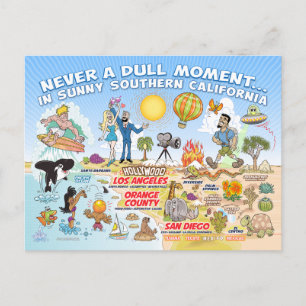 Nooit een saai moment in SoCal Briefkaart