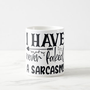 Nooit een Sarcasm Funny Sarcastic Quote Sassy gefl Koffiemok