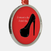 Nooit een schoen ontmoet metalen ornament (Rechts)