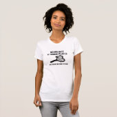 Nooit een tennisspeler t-shirt (Voorkant volledig)