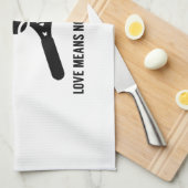 Nooit een tennisspeler theedoek (Quarter Fold)