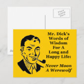 Nooit een Werewolf Briefkaart (Voorkant / Achterkant)