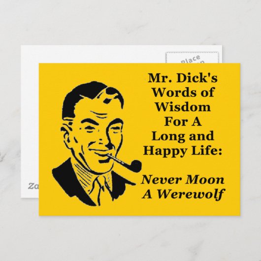 Nooit een Werewolf Briefkaart (Voorkant / Achterkant)