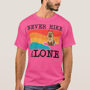 Nooit eenzame Australische Terrier Graphic Hiking T-shirt
