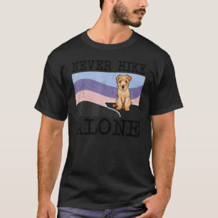 Nooit eenzame Norfolk Terrier Dog Hiking T-shirt