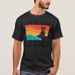 Nooit eenzame Schotse terrier Graphic Hiking Hike T-shirt