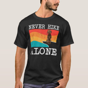 Nooit eenzame Wirehaered Pointing Griffon Graph T-shirt