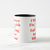 Nooit eindigen met een Valentijnsdag-paar in liefd Mok (Midden)