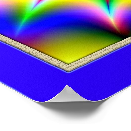 Nooit eindigen zonlicht optisch poster (Hoek)