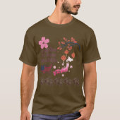 Nooit eindigende vriendschap bruin t-shirt (Voorkant)