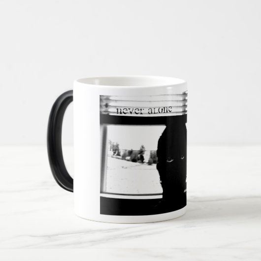 Nooit enige magische mok (Voorkant links)