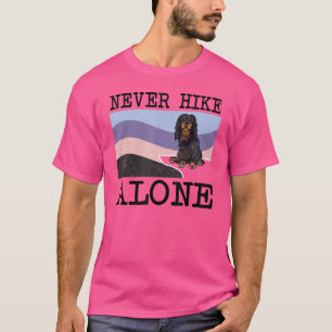 Nooit enkel Engels Speelgoed Spaniel Dog Hiking T-shirt