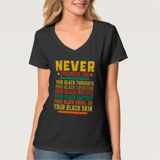 Nooit Excuses Zwarte Geschiedenis Maand BLM Melani T-shirt