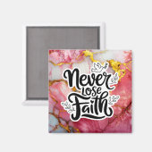 Nooit Faith verliezen Magneet (Voorkant / Achterkant)