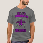 Nooit... Fibro Warrior T-shirt (Voorkant)