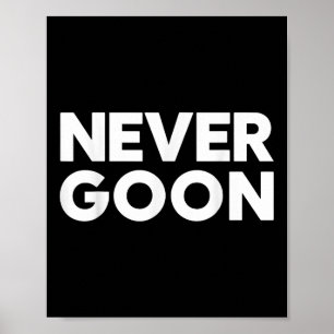 Nooit Gaon Fitness Motivatie Gym Poster