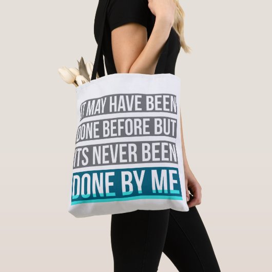 Nooit gedaan door mijn Canvas tas (Dichtbij)