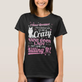 Nooit gedacht dat Crazy Maine Coon Cat Lady het zo T-shirt (Voorkant)