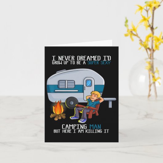 Nooit gedroomd dat ik zou opgroeien vaders dag Y C Kaart (Gele Bloem)