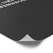 NOOIT, GEEF HET POSTER VAN WINSTON CHURCHILL OP (Hoek)