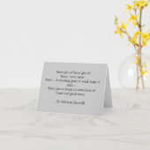 Nooit geef toe! De Kaart van Churchill… door SRF (Gele Bloem)