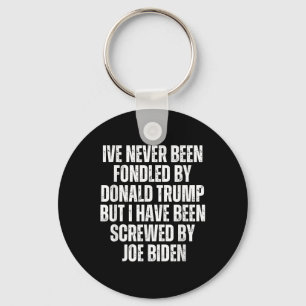 Nooit geflikt door Donald Trump genaaid door Sleutelhanger