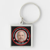 Nooit gemist maar nooit vergeten begrafenis sleutelhanger (Voorkant)