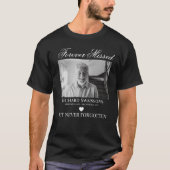 Nooit gemist maar nooit vergeten Foto Memorial T-shirt (Voorkant)