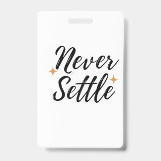 Nooit Genoeg Badge