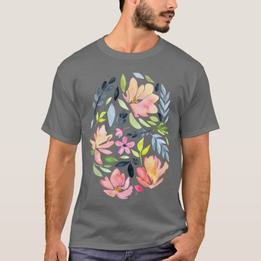 Nooit Genoeg Bloemen grappig T-shirt (Voorkant)