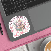 Nooit genoeg boeken sticker