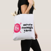 "Nooit genoeg garen" Tote Bag (Dichtbij)