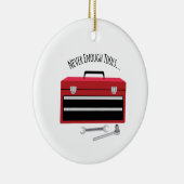 Nooit genoeg gereedschap keramisch ornament (Rechts)