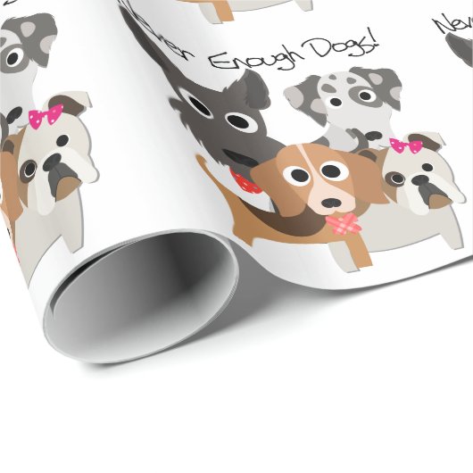 Nooit genoeg honden cadeaupapier (Rol Hoek)