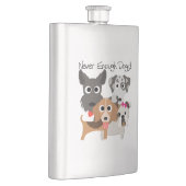 Nooit genoeg honden flacon (Rechts)