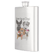 Nooit genoeg honden flacon (Links)