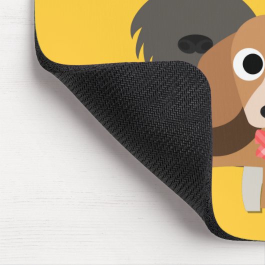 Nooit genoeg honden muismat (Hoek)