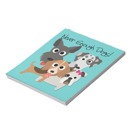 Nooit genoeg honden notitieblok (Linkerzijde)