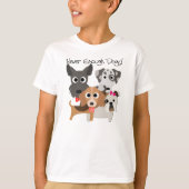 Nooit genoeg honden t-shirt (Voorkant)