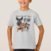 Nooit genoeg honden t-shirt (Voorkant)
