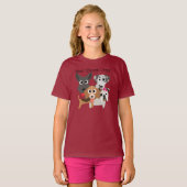 Nooit genoeg honden t-shirt (Voorkant volledig)