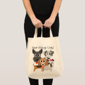 Nooit genoeg honden tote bag (Voorkant (product))