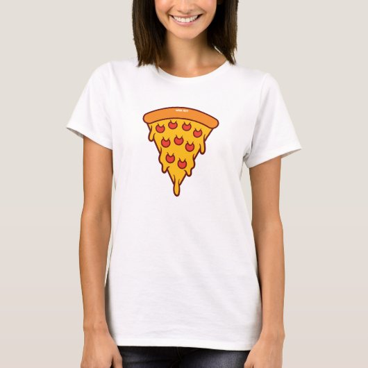 Nooit Genoeg Kaas Dames Basic T-Shirt (Voorkant)
