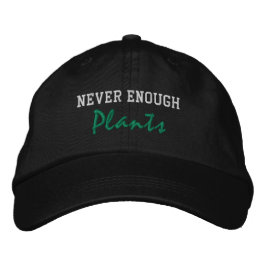 Nooit genoeg Planten geborduurde honkbalhoed Pet