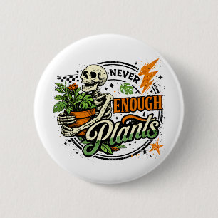 Nooit Genoeg Planten Skelet Plant Ouder Ronde Button 5,7 Cm