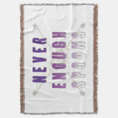 Nooit genoeg Spoons Deken (Voorkant Verticaal)