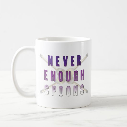 Nooit genoeg Spoons Koffiemok (Links)