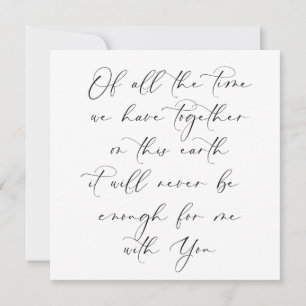 Nooit genoeg tijd met je Jubileum