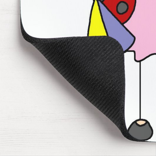  Nooit genoeg zakken winkelpende mousepad Muismat (Hoek)